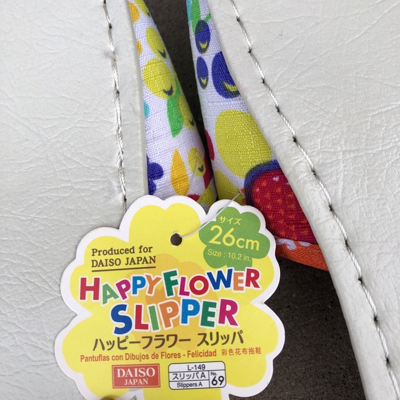 NWT Dayso Happy Flower Slippers - Picture 8 of 8